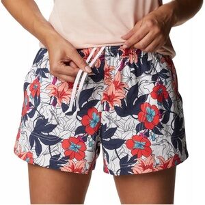 Columbia Bogata Bay Stretch Women's Size XS Floral Print Omni Shade Shorts